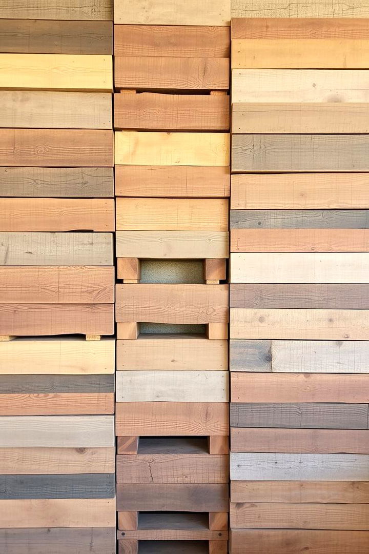 Recycled Pallet Privacy Wall - 22 Ideas Cheap Ways to Block Neighbors View