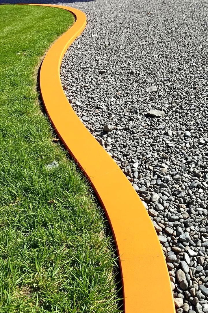 Recycled Plastic Edge - 22 Gravel Driveway Edging Ideas