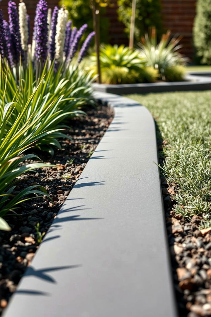 Recycled Rubber Edging - 22 Recycled Garden Edging Ideas