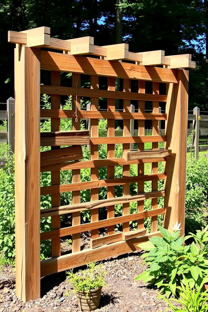 Recycled Trellis - 22 Trellis Ideas