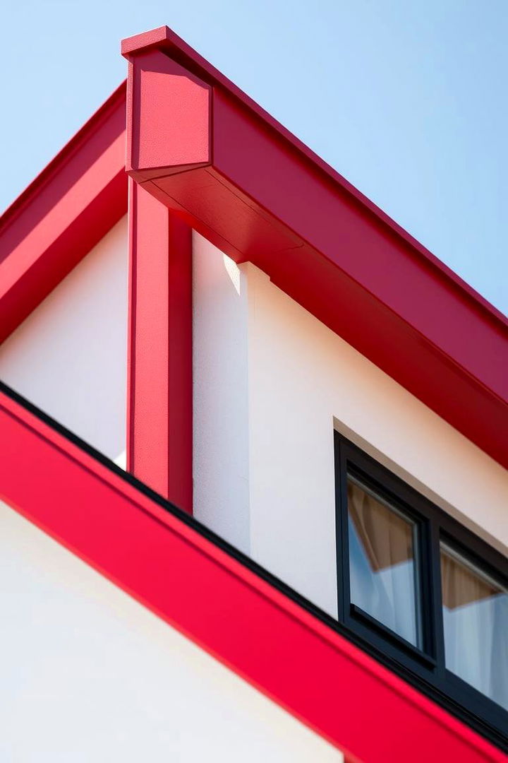 Red Roof Trim Detailing - 22 red home exterior ideas