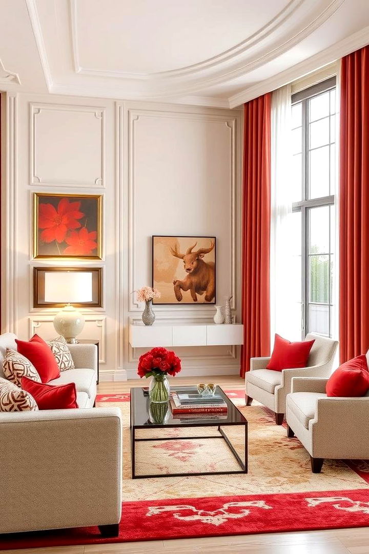 Red and Neutral Color Mix Interiors - 22 Red Boy Room Ideas
