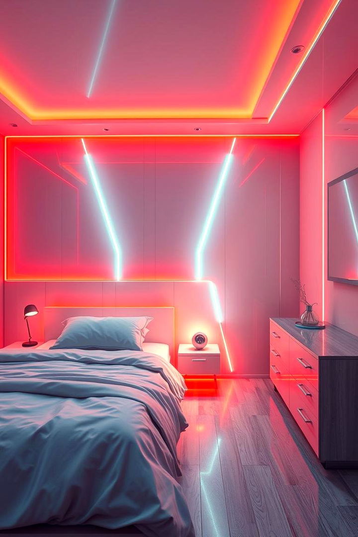 Redstone Lighting Effects - 22 Minecraft Themed Bedroom Ideas