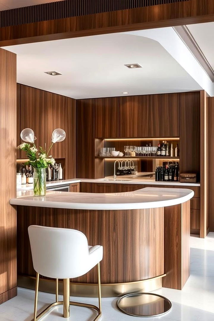 Refined Bar Area - 22 Luxury Living Room Ideas