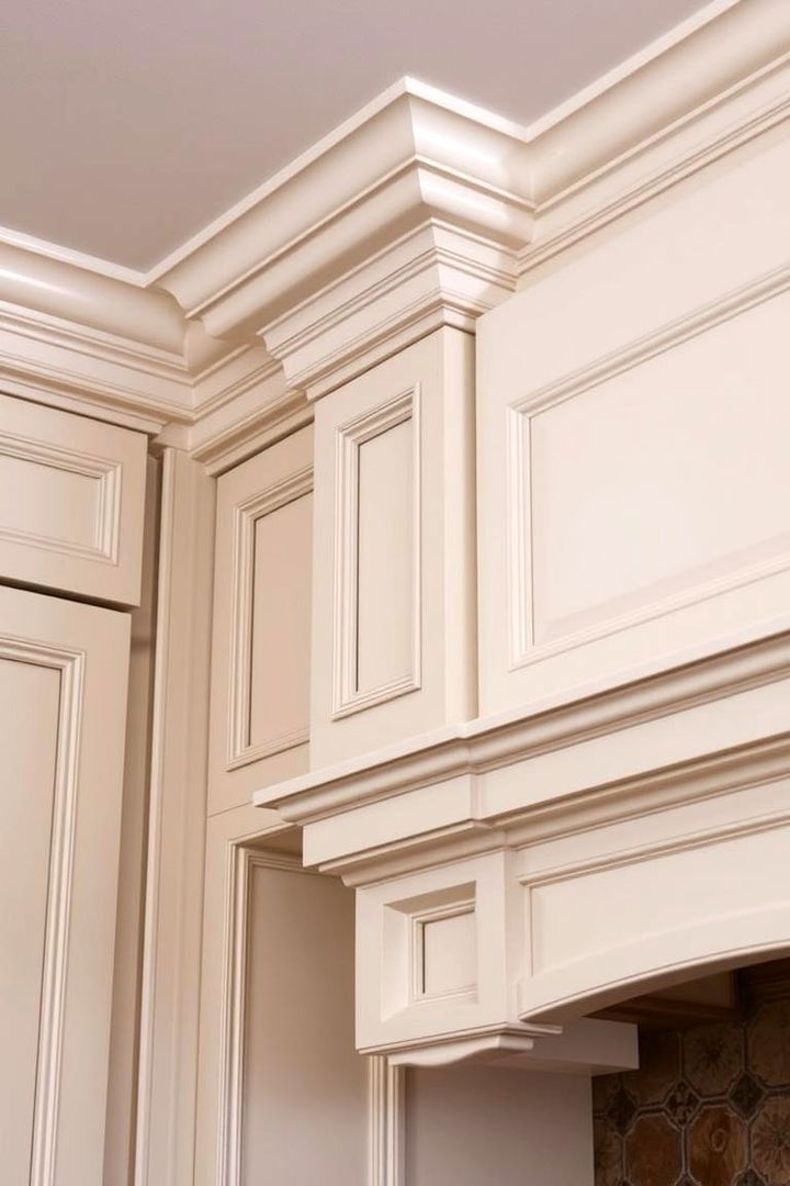 Refined Crown Molding and Trim - 22 Victorian Kitchen Ideas