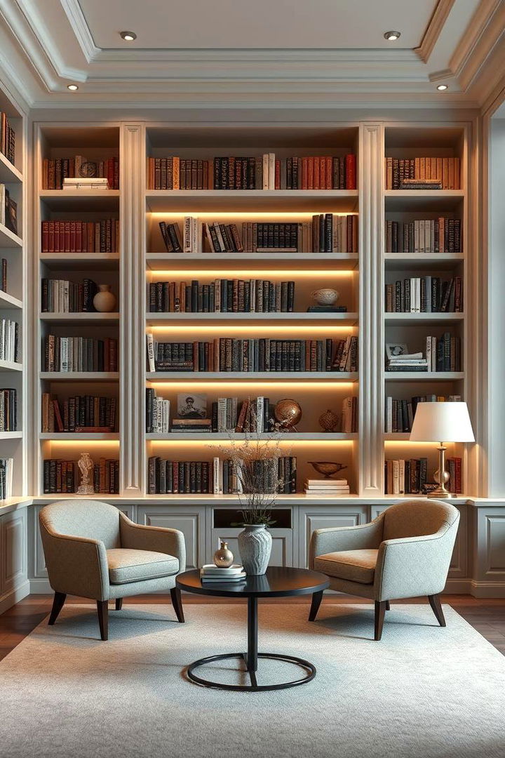 Refined Finishing Touches - 22 Dark Green Home Library Ideas and Inspiration