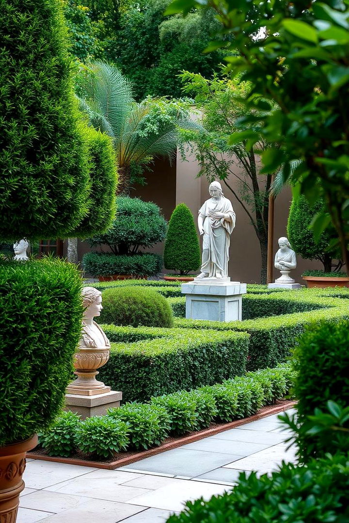 Refined Garden Statues - 22 Formal Garden Ideas