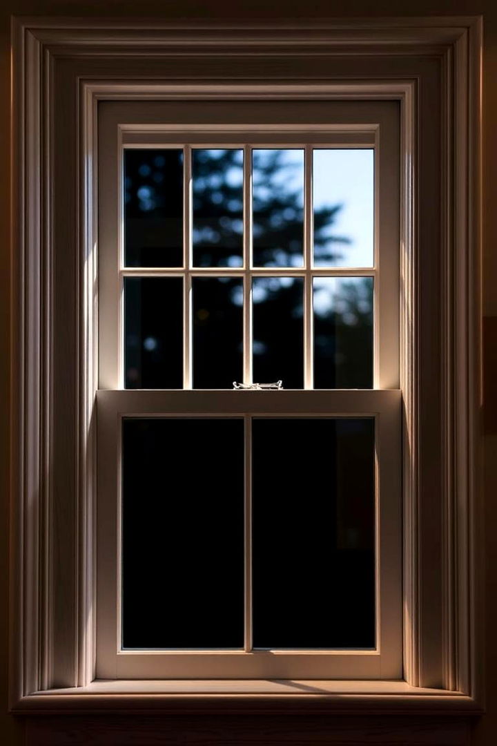 Refined Panel Trim - 22 Farmhouse Interior Window Trim Ideas