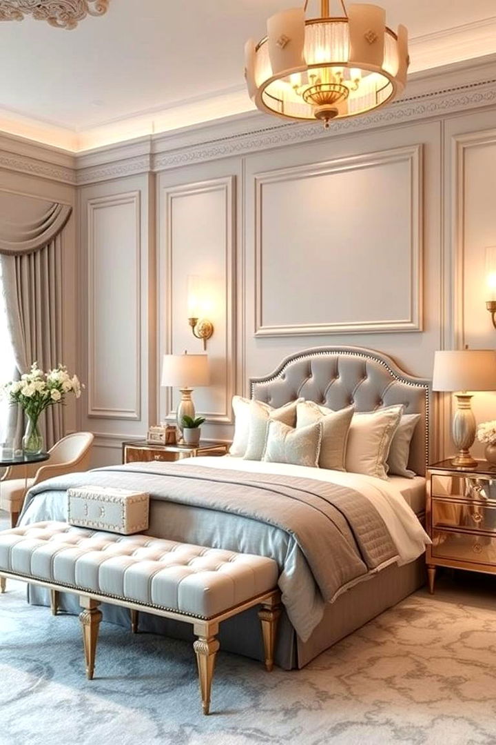 Refined Periwinkle Boutique Look - 22 Periwinkle Bedroom Ideas