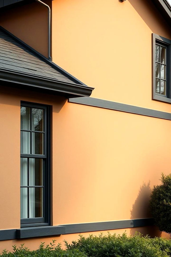 Refined Simplicity - 22 Tan House With Black Trim Design Ideas