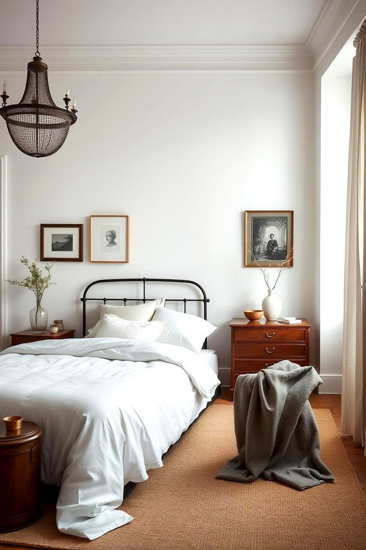 Refined Simplicity in Details - 22 Shabby Chic Bedroom Ideas