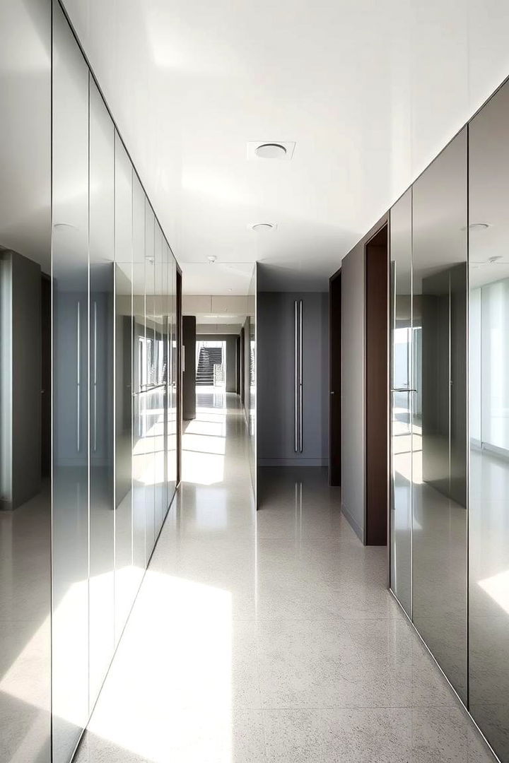 Reflective Mirror Finishes - 22 Basement Wall Ideas