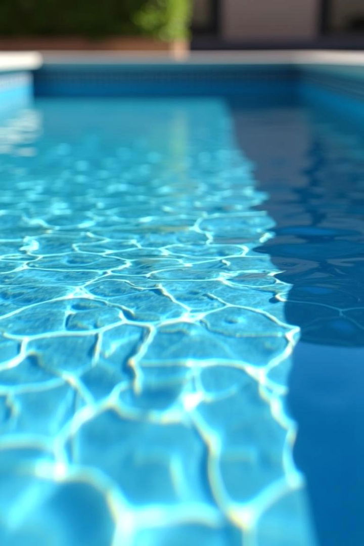 Reflective Shimmering Aesthetics - 22 Waterline Pool Tile Ideas