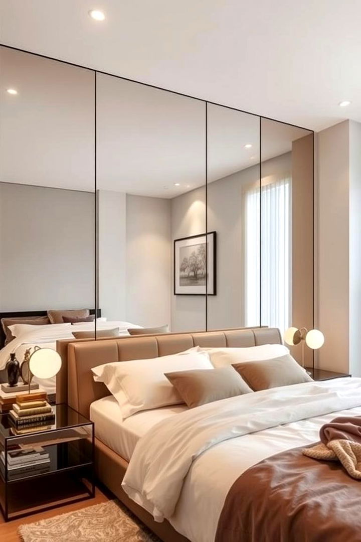 Reflective Surfaces for Space Enhancement - 22 Low Sloped Ceiling Bedroom Ideas