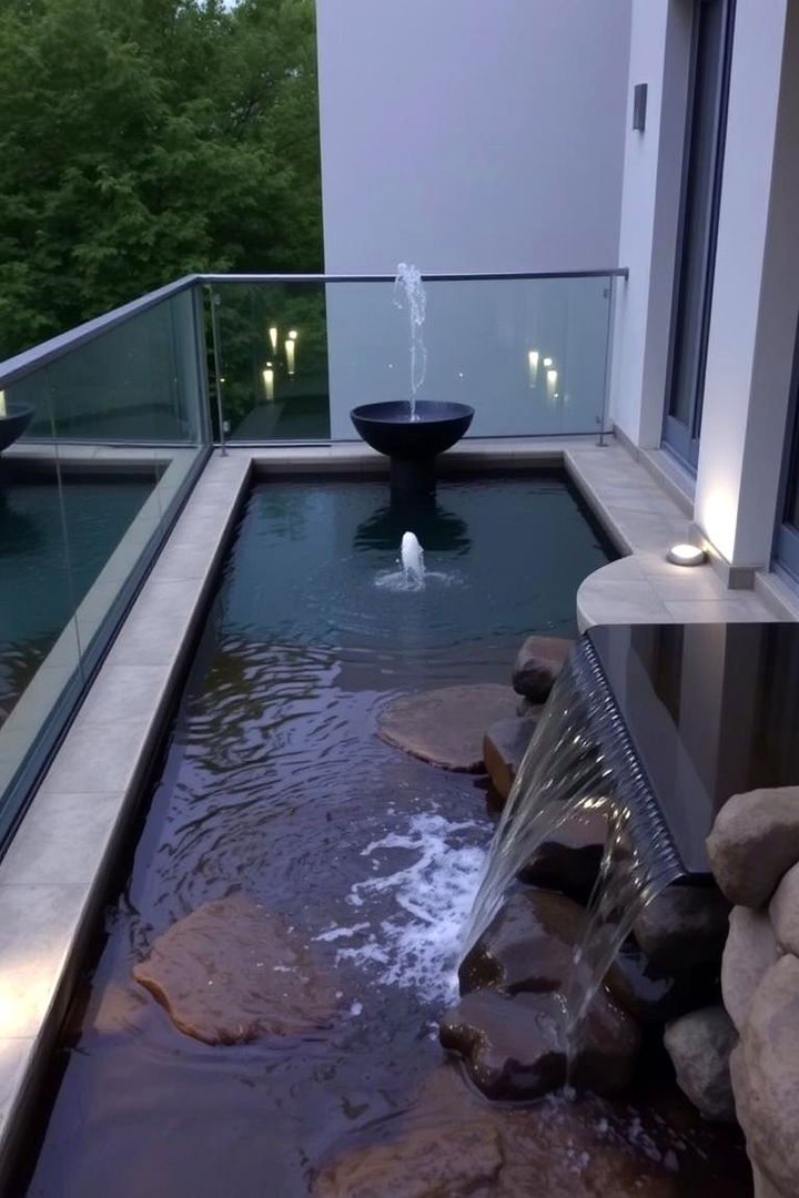 Reflective Water Features - 22 Balcony Ideas
