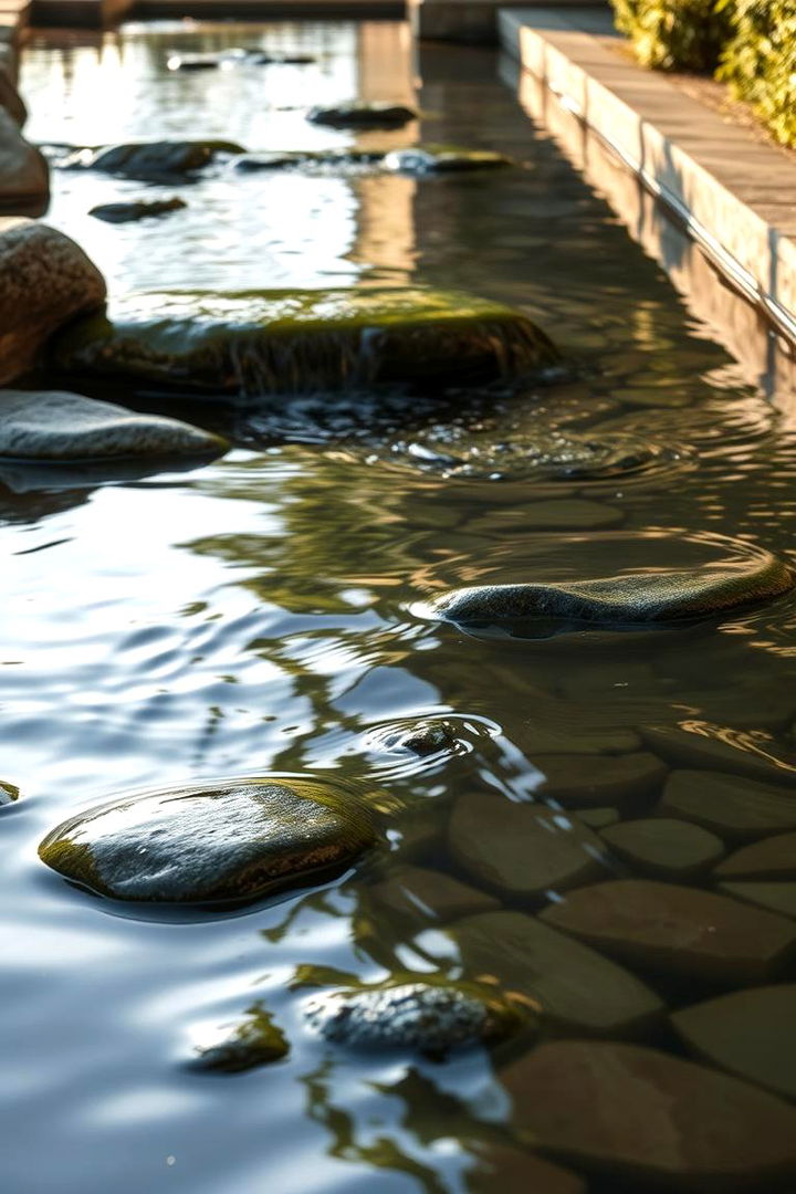 Reflective Water Flow Design - 22 Pondless Waterfall Ideas