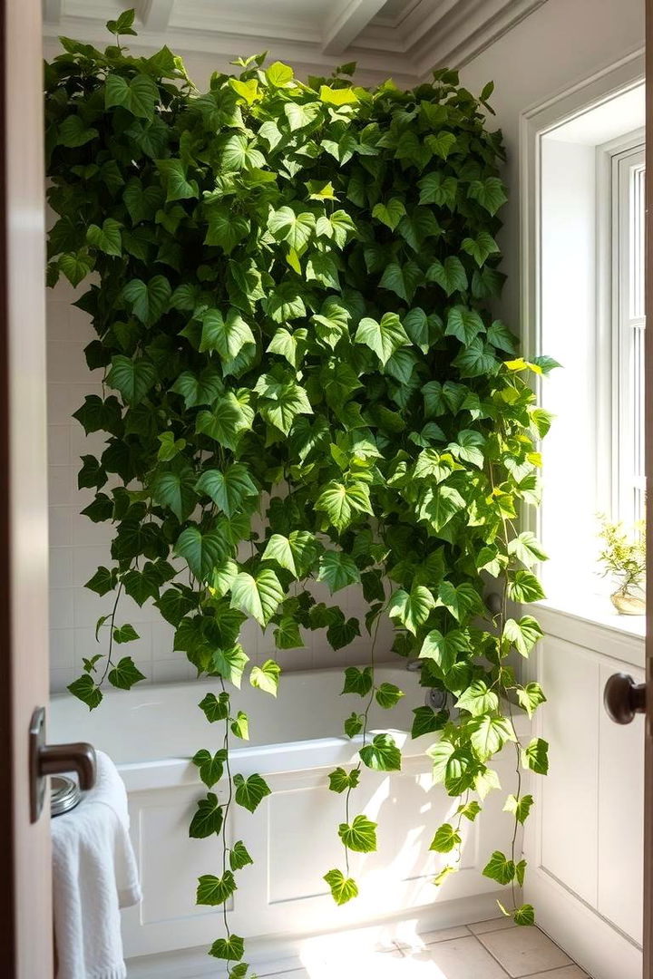 Refreshing English Ivy - 22 Best Plants for Bathroom