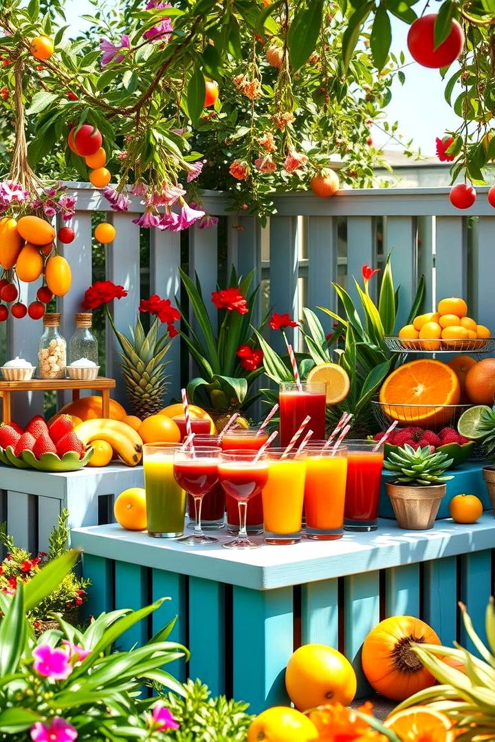 Refreshing Juice Party - 22 Garden Party Ideas