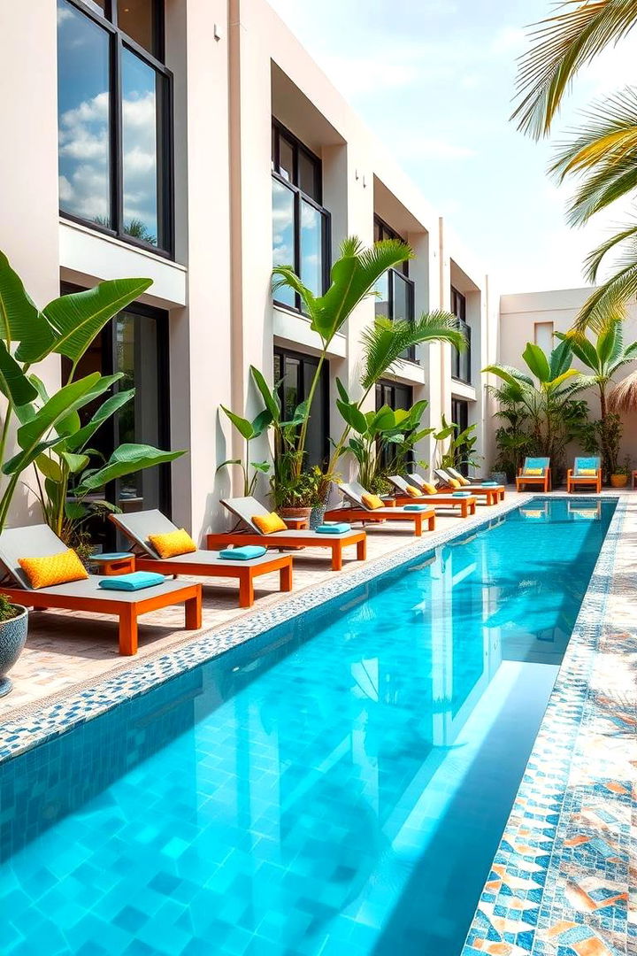 Refreshing Poolside Oasis - 22 Outdoor Living Room Ideas