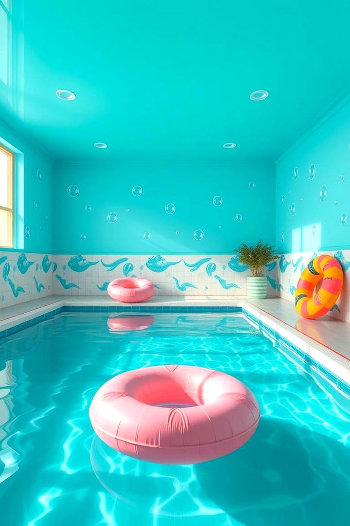 Refreshing Swimming Pool Aqua Themes - 22 Sports Nursery Ideas