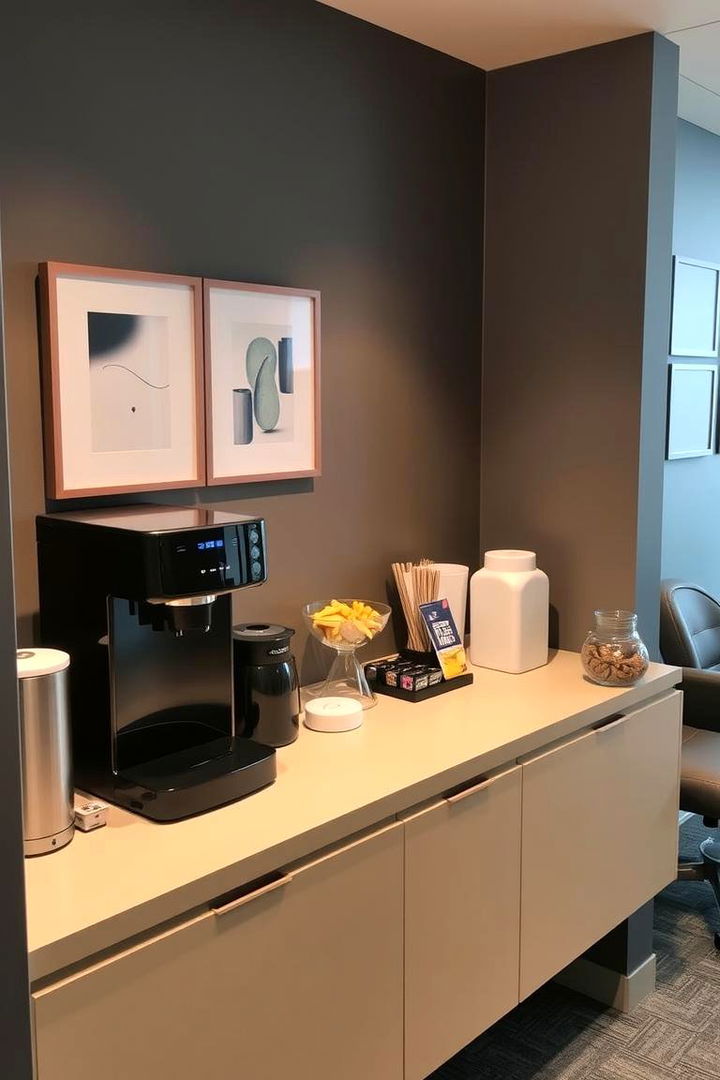 Refreshment Stations - 22 Office Guest Room Ideas