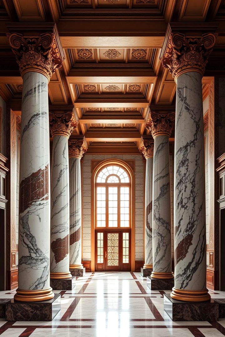 Regal Column Features - 22 Symmetrical Living Room Ideas