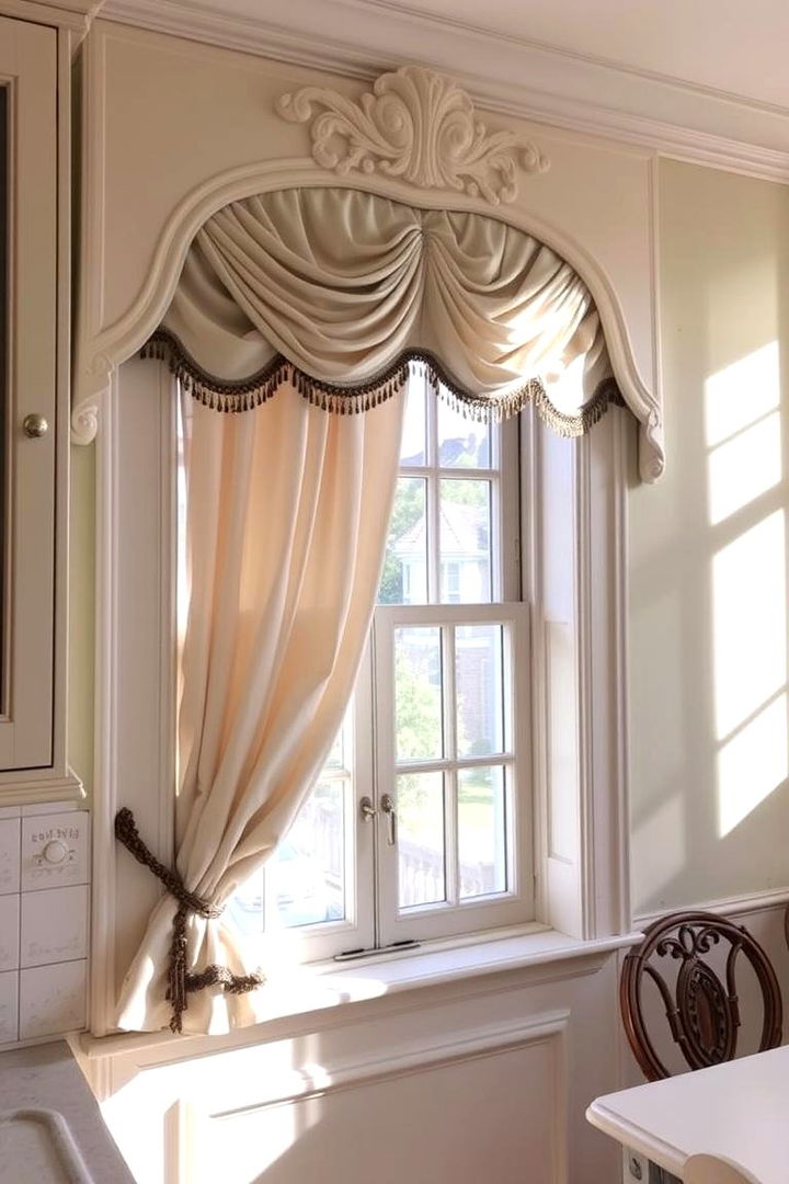 Regal Window Treatments - 22 Victorian Kitchen Ideas