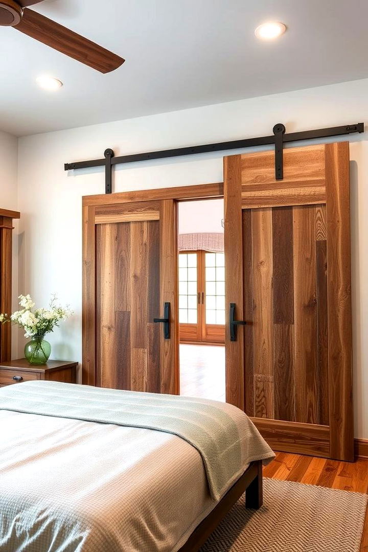 Reimagined Barn Doors - 22 Rustic Bedroom Ideas