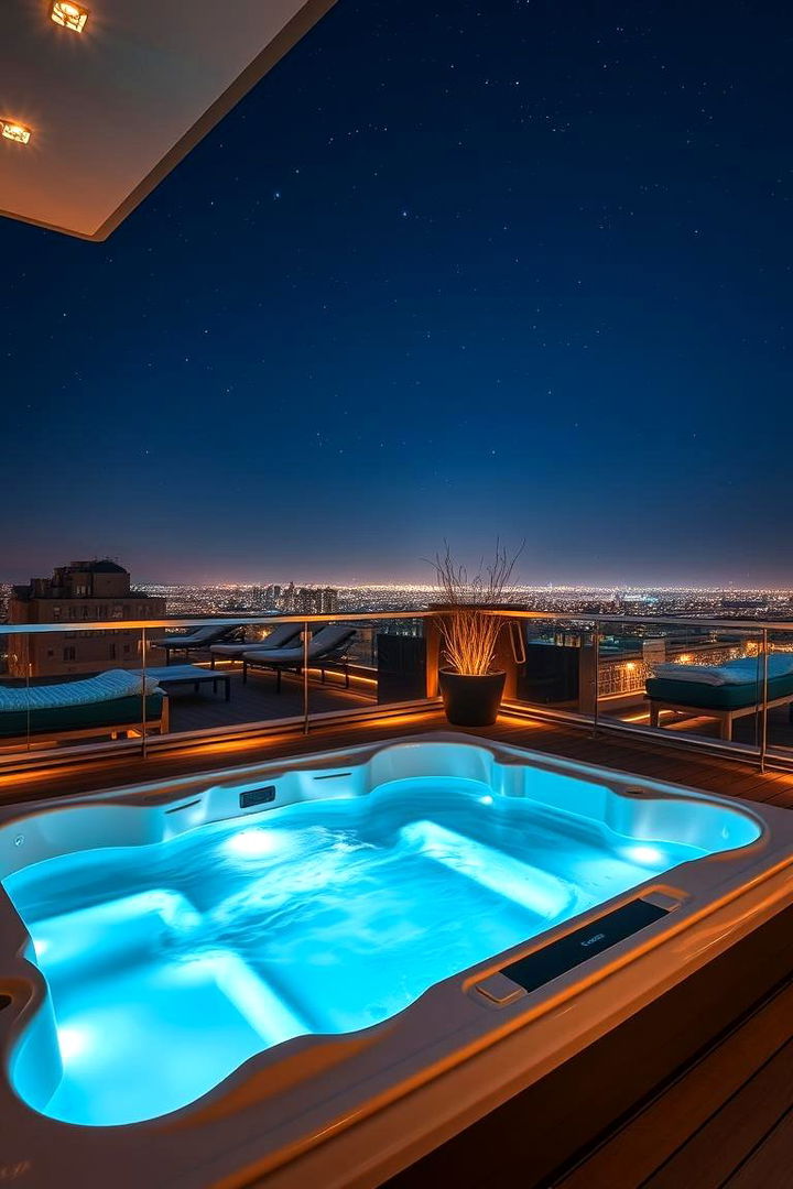 Relaxation Hot Tub Retreat - 22 Penthouse Balcony Ideas