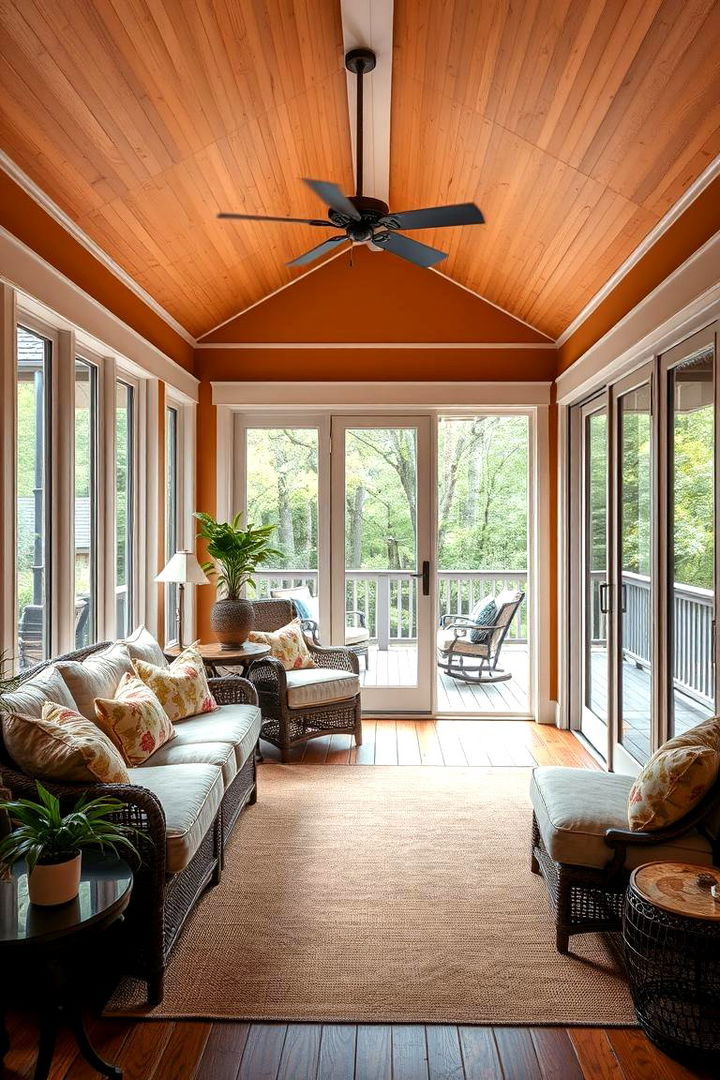 Relaxation Retreat - 22 Sunroom and Deck Combo Ideas