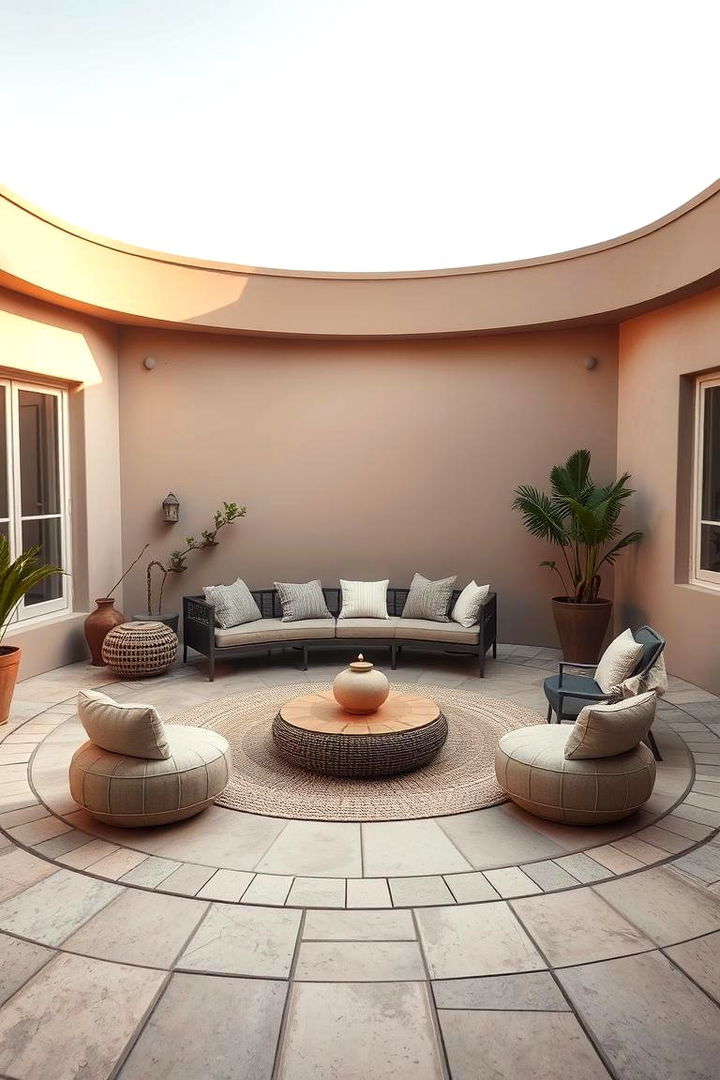 Relaxation and Meditation Zones - 22 Semi Circle Patio Ideas and Inspiration