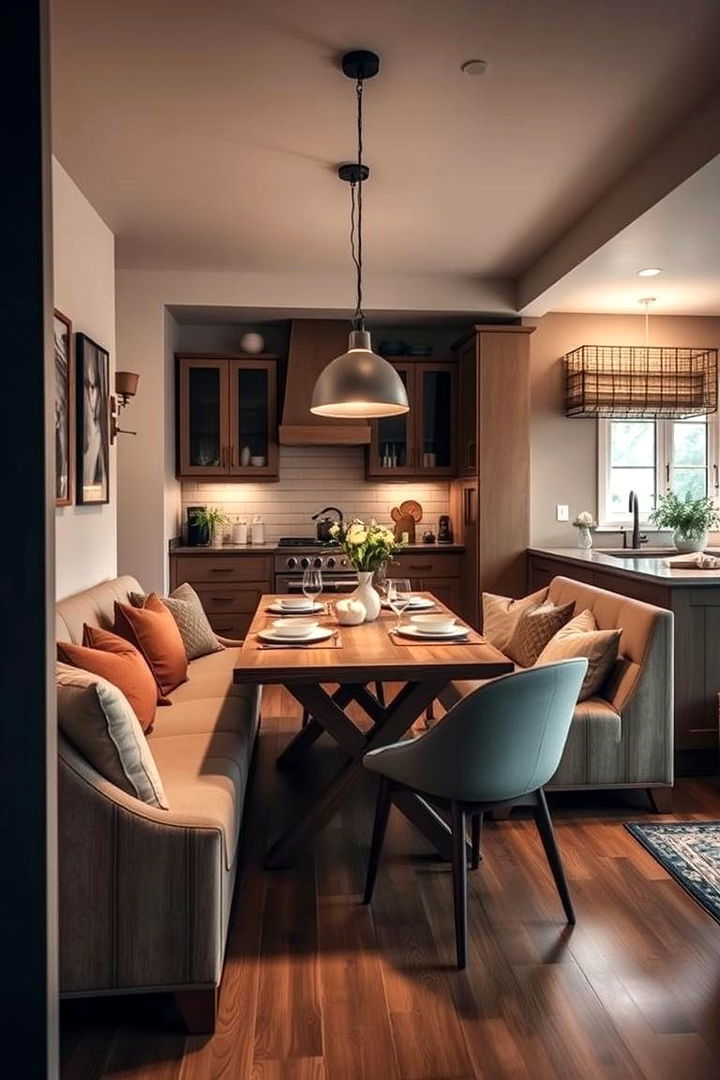 Relaxed Dining Integration - 22 Transitional Kitchen Ideas