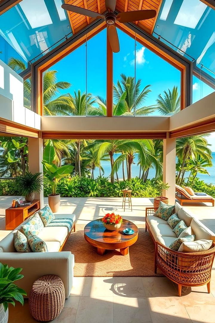 Relaxed Indoor Outdoor Flow - 22 Bohemian Tropical Bohemian Decor
