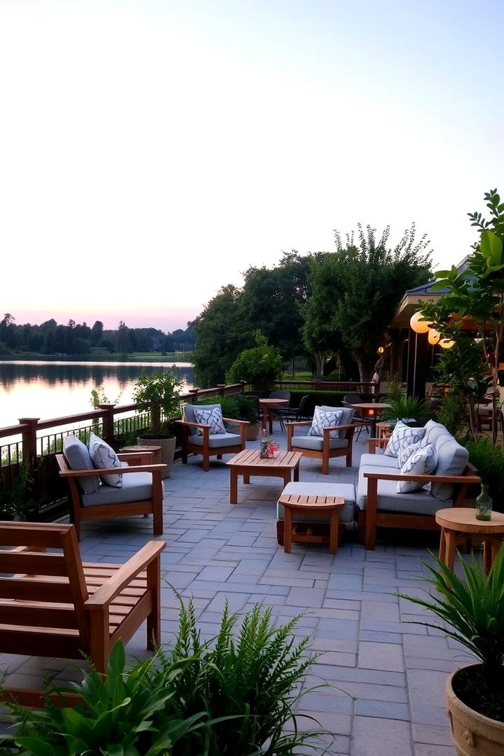 Relaxed Outdoor Lounge - 22 Lake House Decorating Ideas