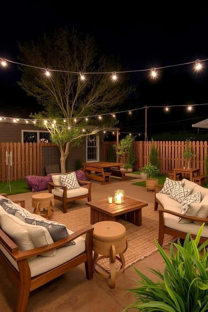 Relaxing After Party Setup - 22 Backyard Wedding Ideas