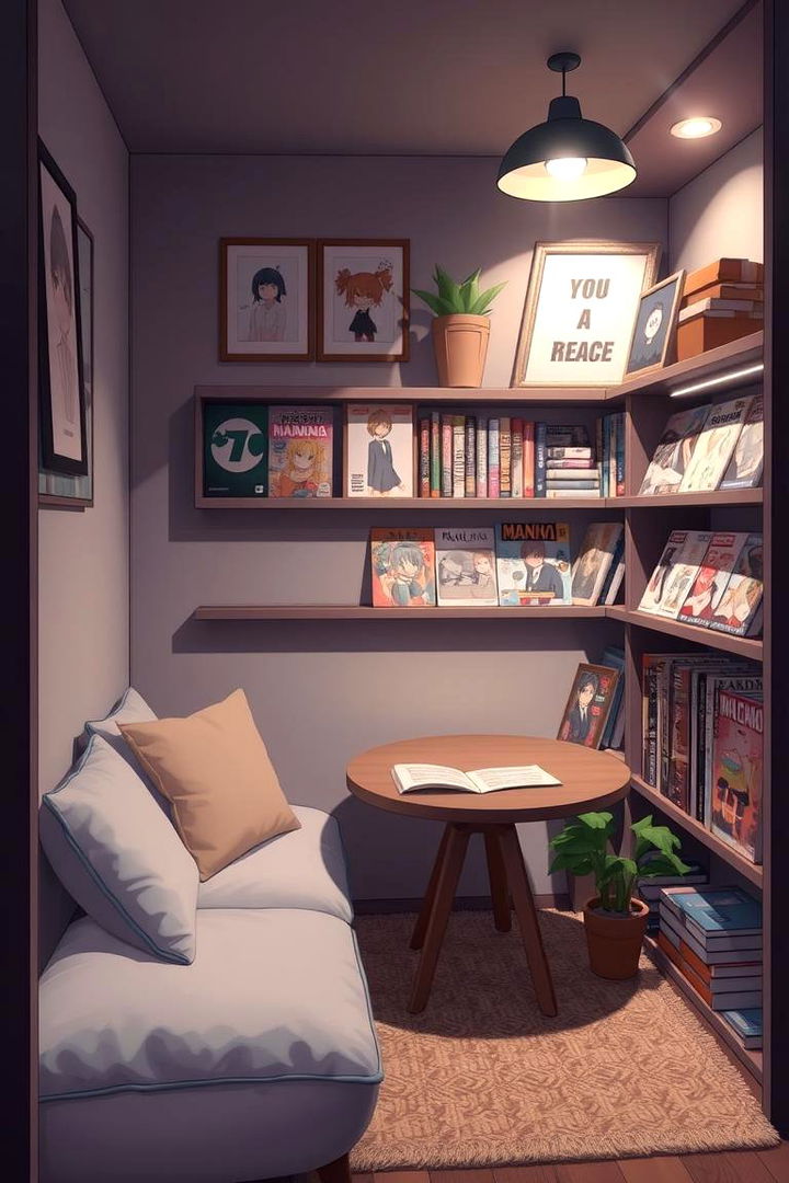 Relaxing Anime Reading and Chill Nook - 22 Anime Room Ideas