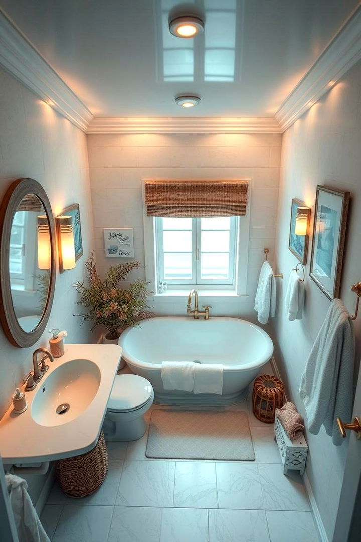 Relaxing Beach Vibe - 22 Coastal Bathroom Ideas