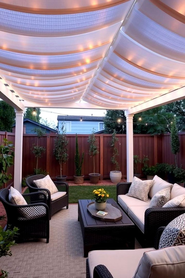 Relaxing Lounge Area - 22 Patio With a Pergola Ideas