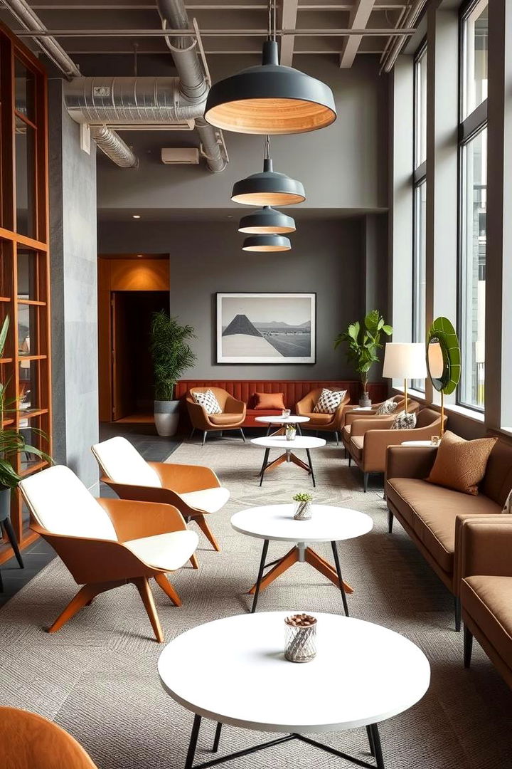 Relaxing Lounge Areas with Iconic Chairs - 22 Mid-Century Modern Living Room Ideas