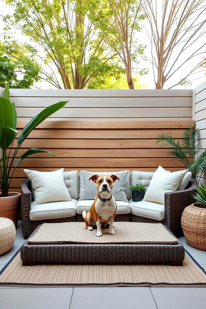 Relaxing Outdoor Canine Retreat - 22 Dog Balcony Ideas