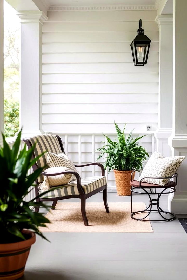 Relaxing Reading Nook - 22 Mobile Home Porch Ideas