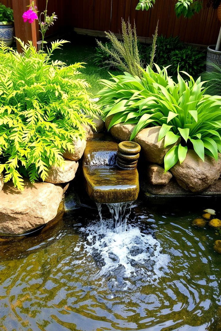 Relaxing Water Feature Installation - 22 Farmhouse Patio Ideas