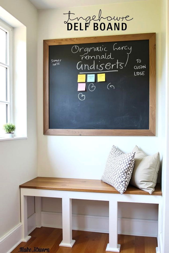 Reminder and Chore Systems - 22 Mudroom Laundry Room Ideas