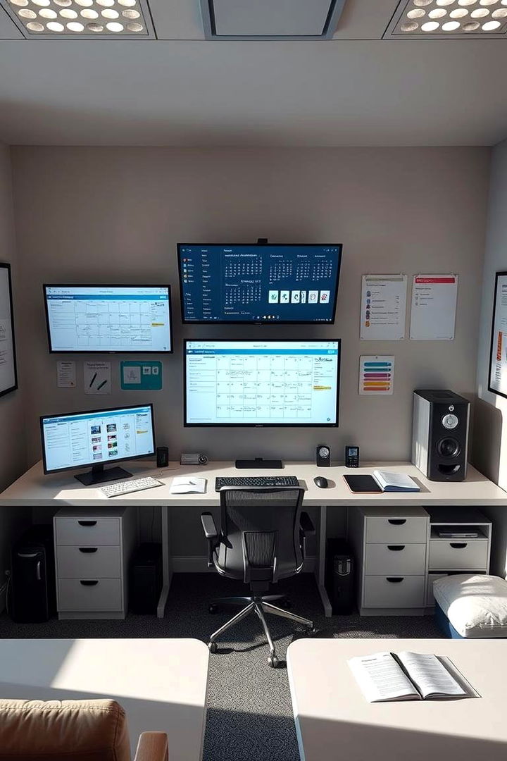 Remote Learning Command Center - 22 Command Center Ideas
