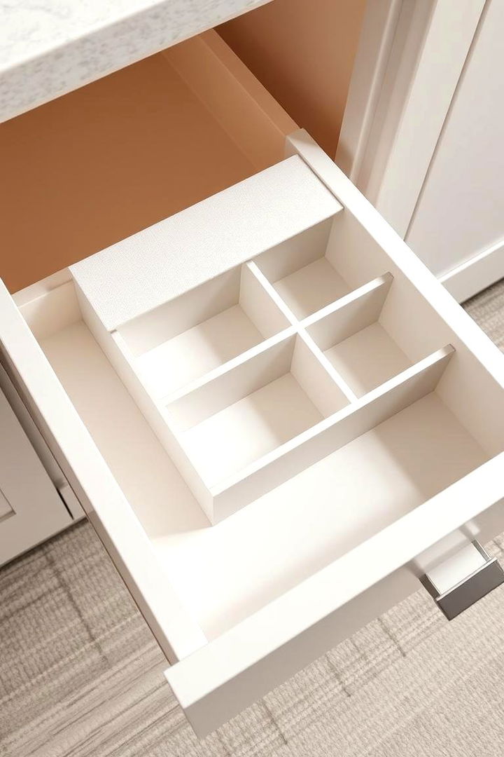 Removable Compartments for Easy Cleaning - 22 Bathroom Drawer Organization Ideas