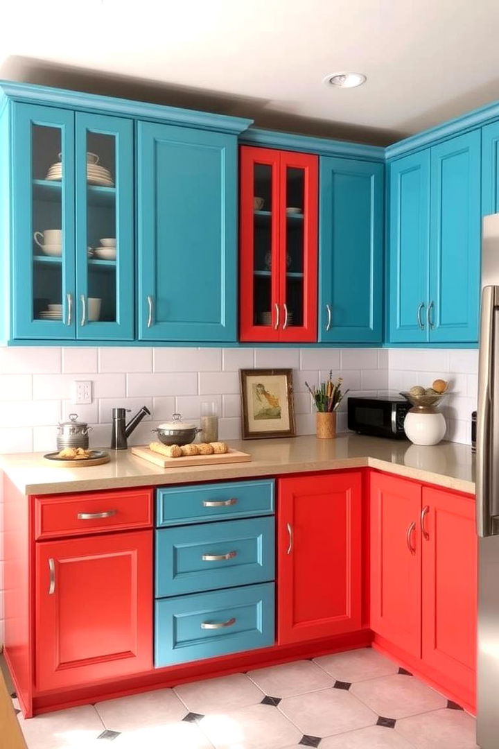 Repainting Cabinets Fresh Look - 22 Small Kitchen Ideas on a Budget