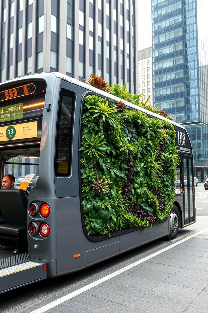 Repurposed Bus Vertical Garden - 22 School Bus Greenhouse Ideas