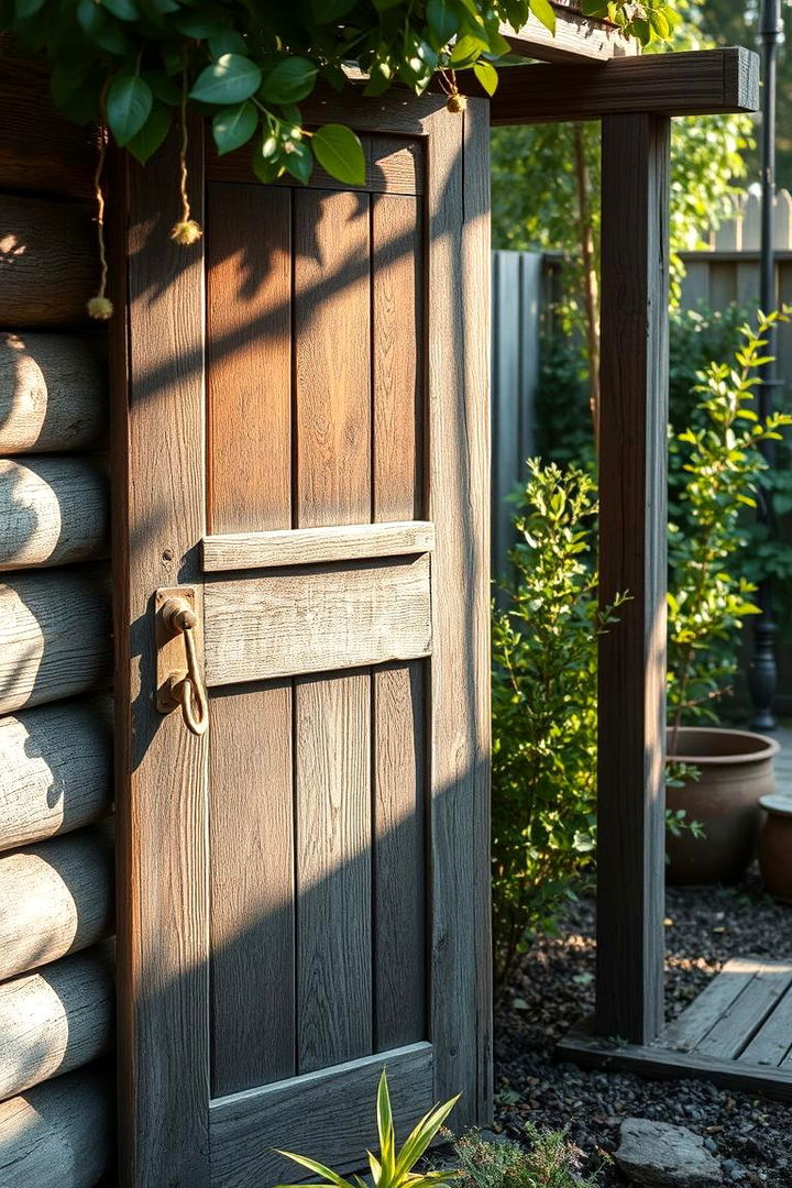 Repurposed Doors for Rustic Garden Charm - 22 Garden Divider Ideas