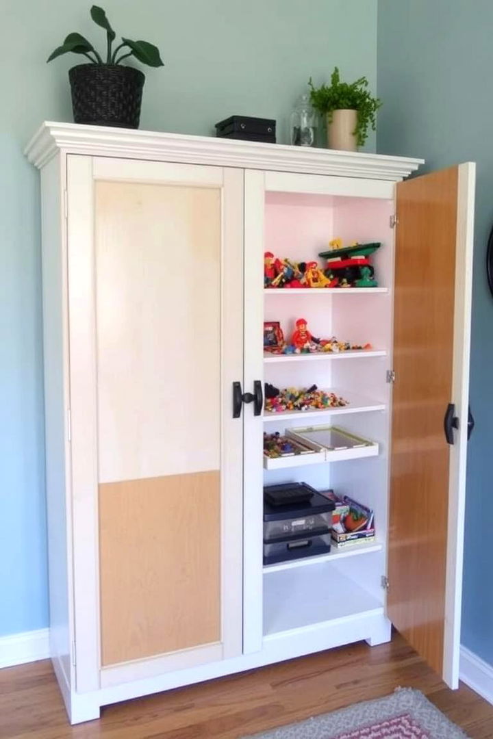 Repurposed Kitchen Cabinets - 22 Lego Storage Ideas