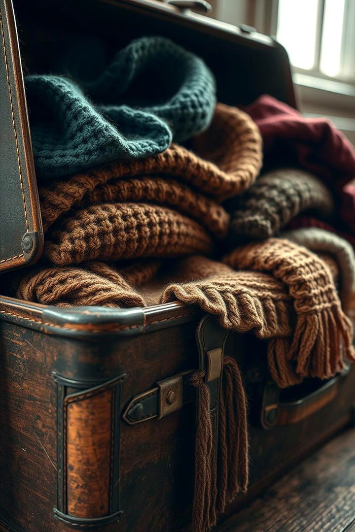 Repurposed Luggage Storage Ideas - 22 sweater storage ideas